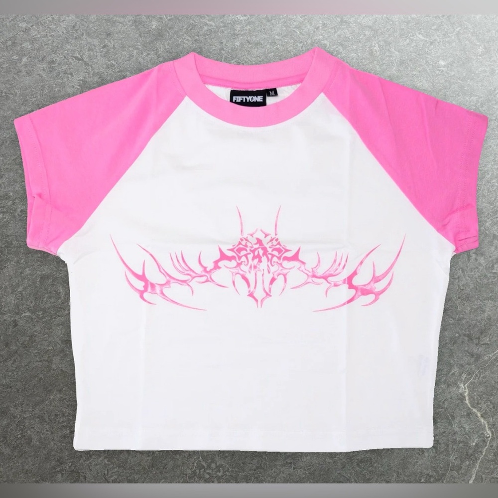Y2K Pink Baby Doll Tee Extra Small